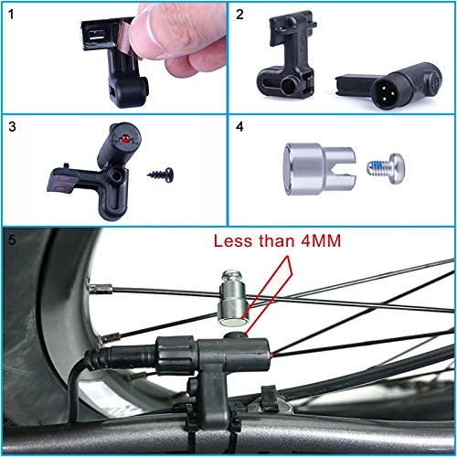 Mid Drive Motor Kits，for New Bafang Speed Sensor,DIY Electric Bicycle Speed Sensor E-Bike Conversion Bicycle Accessories