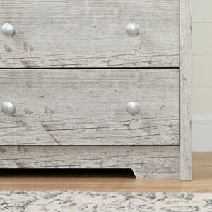 South Shore Aviron 6-Drawer Double Dresser-Seaside Pine