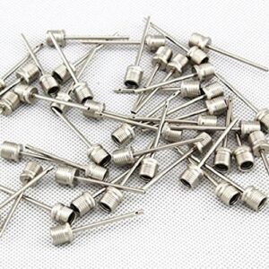 10 Pcs Ball Pump Needles Inflating Needles Stainless Steel Ball Air Pump Pin Nozzle Standard Air Pump Needles Pack for Soccer Ball, Basketball, Volleyball or Other Inflatables Replacement