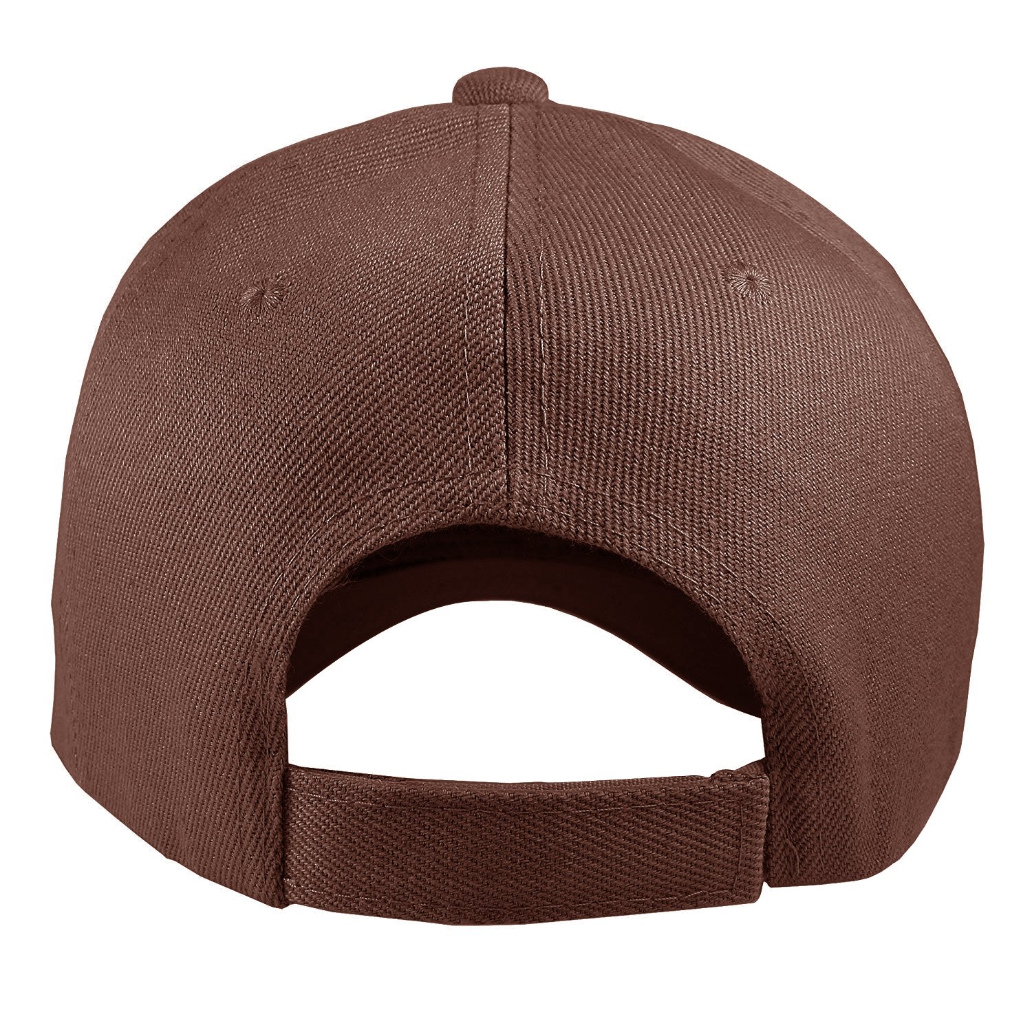 TZ Promise 12 Pack Wholesale Unisex Plain Solid Color Adjustable Baseball Caps Hats (Brown)