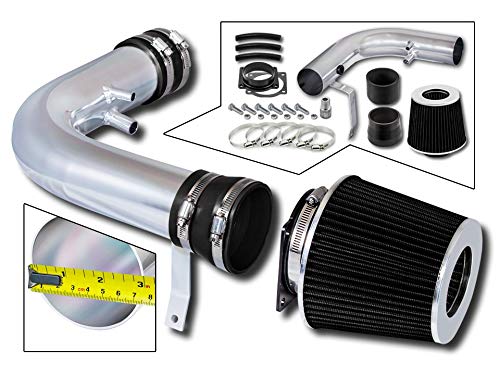 Rtunes Racing Short Ram Air Intake Kit + Filter Combo BLACK Compatible For 97-03 Ford F-150 / Expedition / 97-99 Ford F-250/98-99 Lincoln Navigator V8