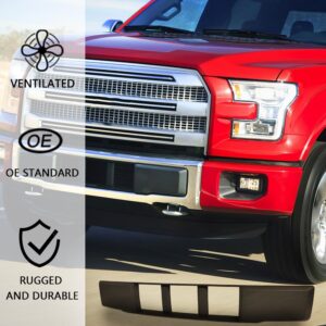 G-PLUS Front Bumper Lower Grill Grille Trim Panel Compatible With Ford F150 2015-2017 FL3Z-17E810-CA