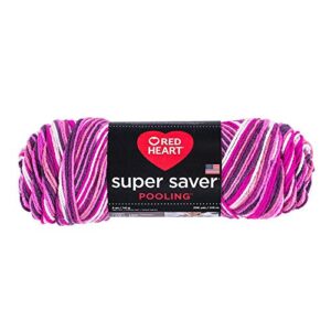 red heart super saver pooling berry pooling