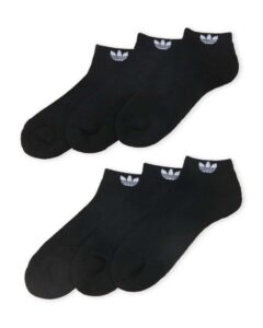 adidas mens athletic low cut sock (6-pack) black originals