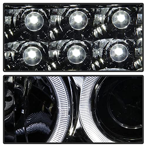 ACANII - For 2008 2009 2010 Ford F250 F350 F450 SD LED Halo Projector Headlights Headlamps Driver + Passenger Side