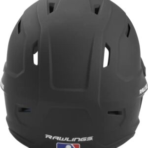 Rawlings | MACH Batting Helmet | Matte Black | Senior 6 7/8" - 7 5/8"