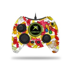 mightyskins skin compatible with microsoft xbox one hyperkin duke controller - gummy bears | protective, durable, and unique vinyl wrap cover | easy to apply, remove | made in the usa