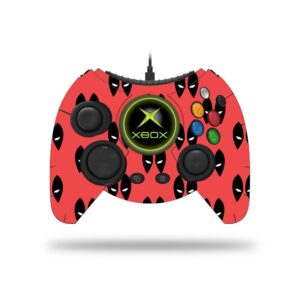 mightyskins skin compatible with microsoft xbox one hyperkin duke controller - dead eyes pool | protective, durable, and unique vinyl wrap cover | easy to apply, remove | made in the usa