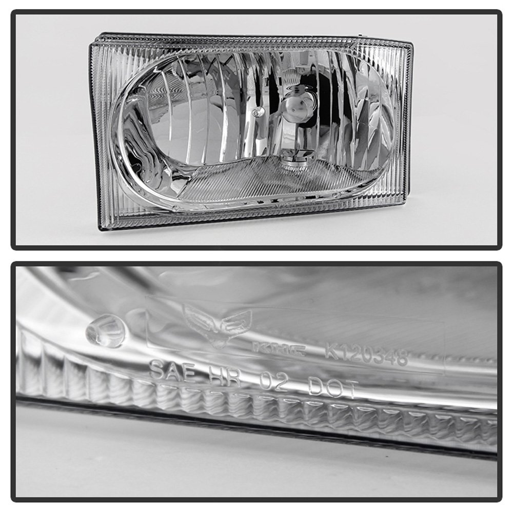 ACANII - For 1999-2004 Ford F250/F350/F450 Superduty Excursion Headlights Lamp Set Driver + Passenger Side