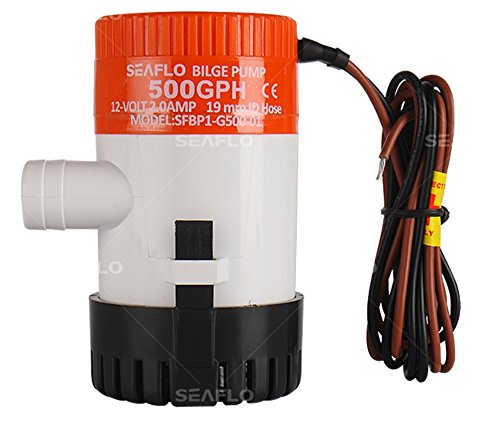 SEAFLO Electric Marine Bilge Pumps (500 GPH)