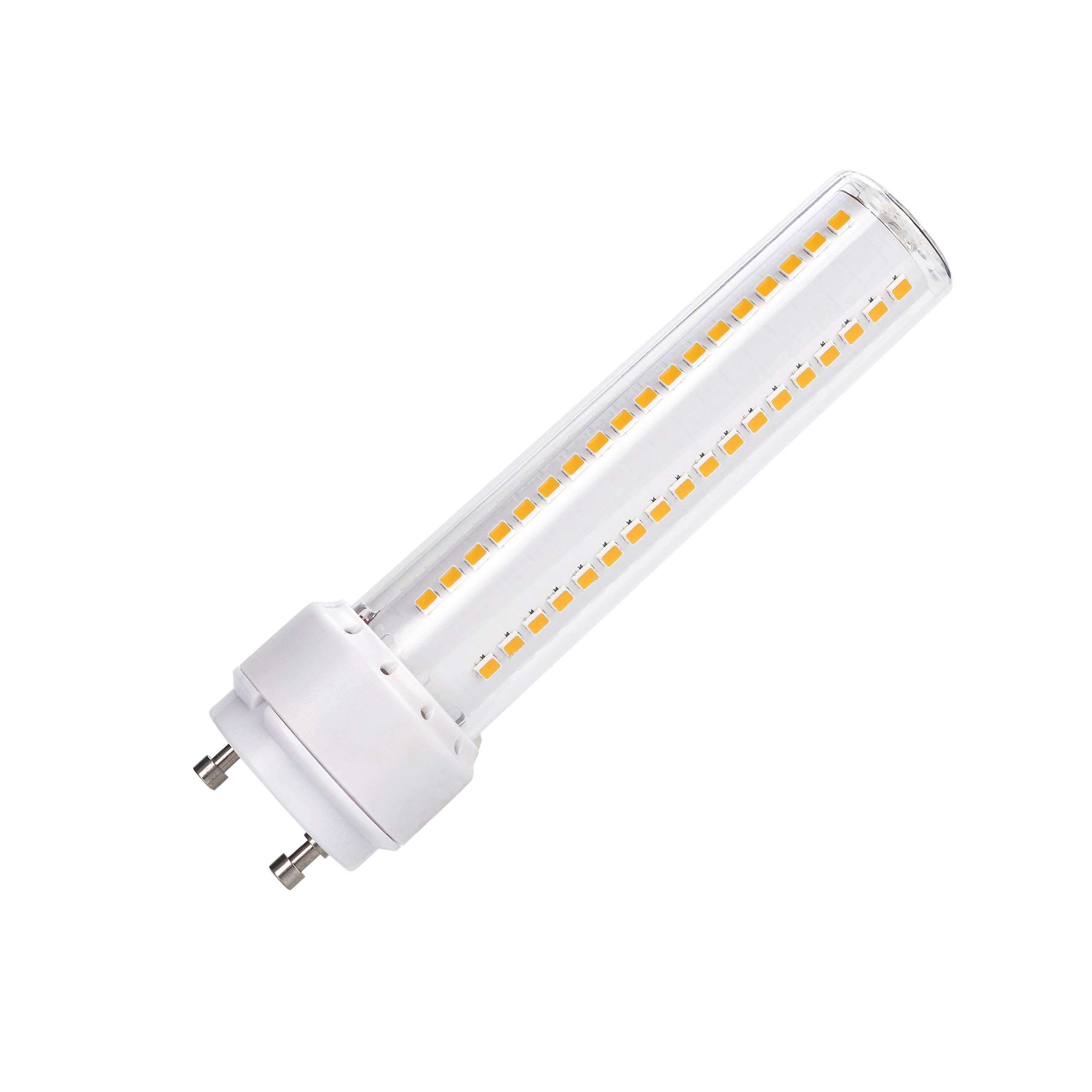 LEGELITE 2 Pack GU24 Led Bulbs 12W 1200Lumen 85-265V AC 3000K Warm White (Remove/Bypass Your Ballast)