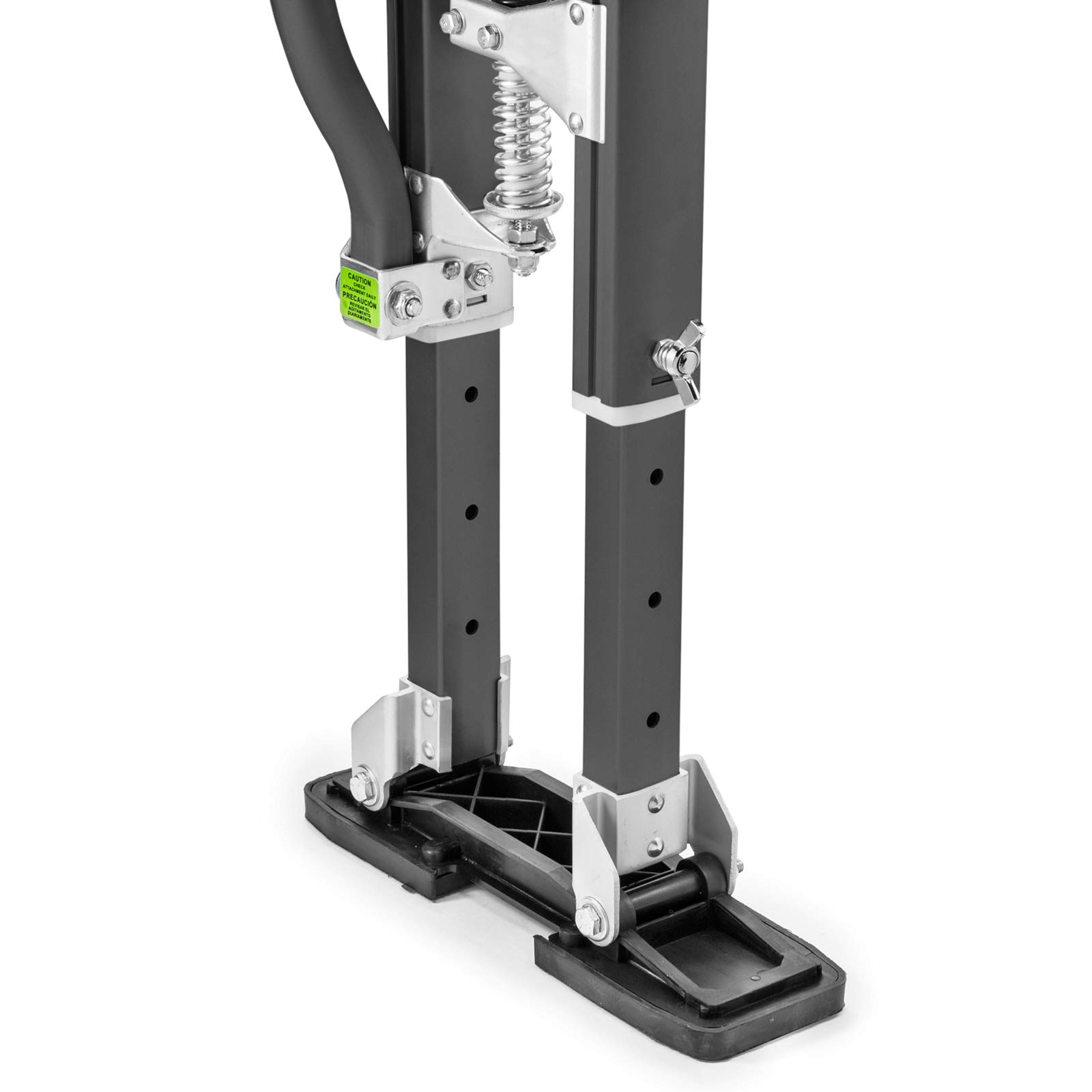 GypTool Pro 18" - 30" Magnesium Drywall Stilts - Gray