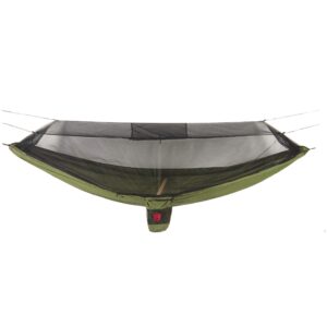 grand trunk skeeter beeter xt hammock - portable hammock with bug net, carabiners and hanging kit - perfect for outdoor adventures, backpacking, and camping trips (olive & khaki)