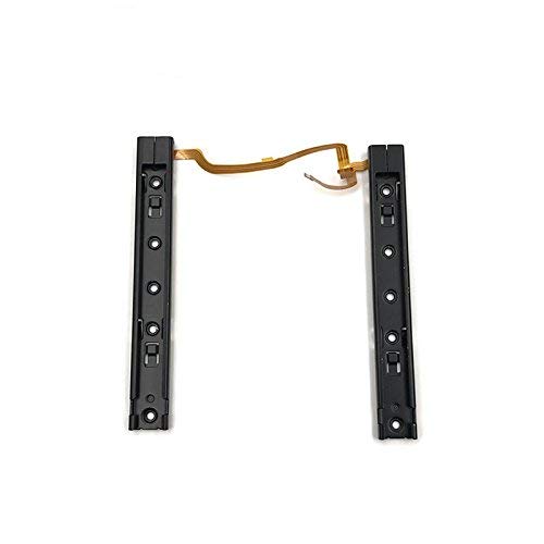 Replacement Right Left L R Slider Rail with Flex Cable Fix Part for Nintend Switch NS NX Joy-Con Console (Left+Right)