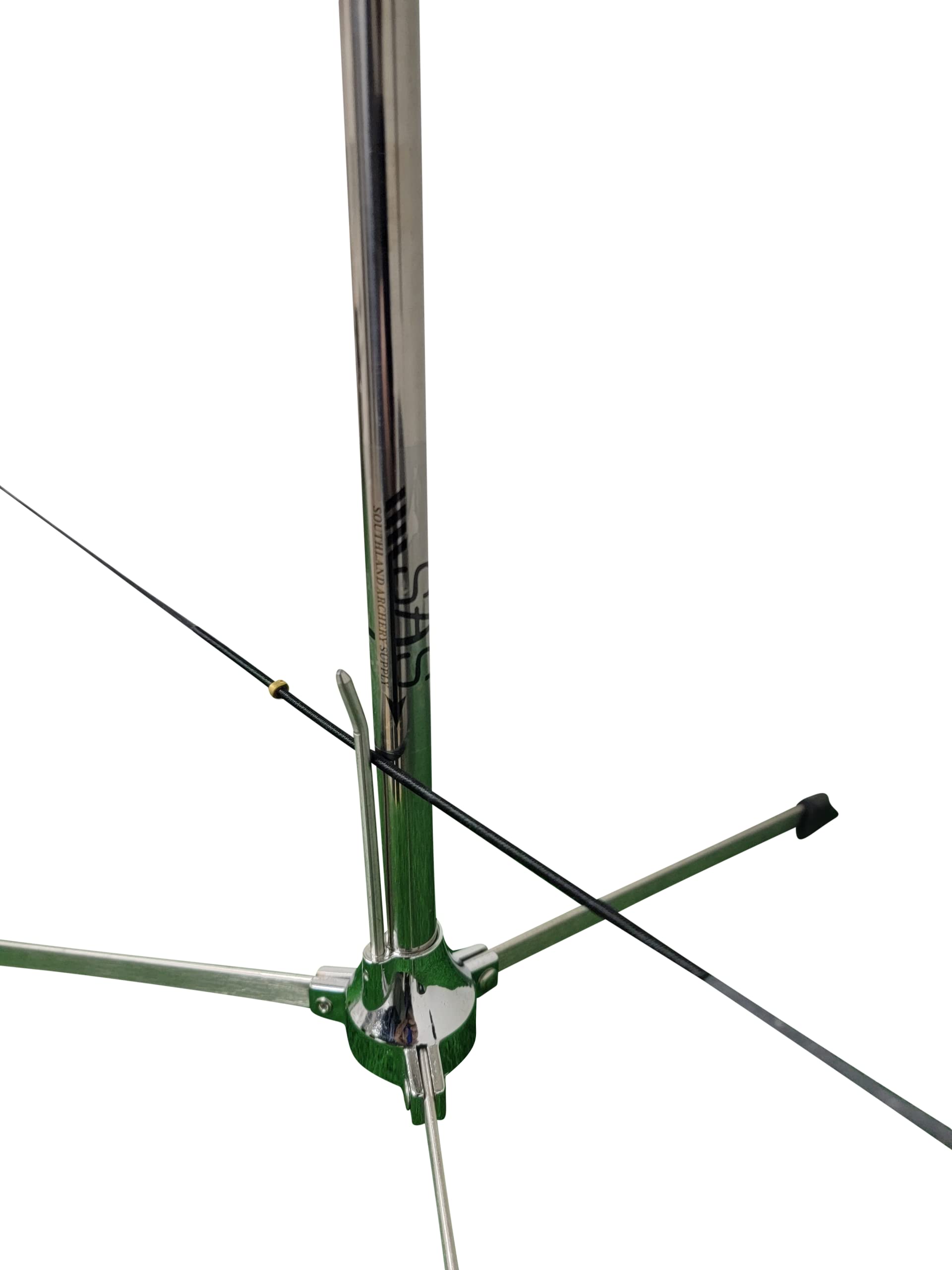 Southland Archery Supply SAS Stainless Steel Heavy Duty Bow Stand for Recurve Bow Longbow Takedown Bow