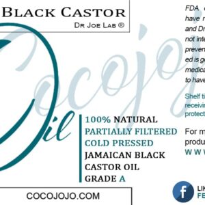 Dr Joe Lab Jamaican Black Castor Seed Oil Bulk 32 oz 100% Pure Natural Partially Filtered Cold Pressed Refined Non GMO Vegan JBCO - Premium Grade A for Hair Skin Body Eyebrows Eyelash