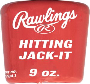 rawlings | hitting jack-it bat weight | 9 oz, red