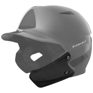 EvoShield XVT™ High Gloss Batting Helmet Face Shield - Charcoal, Right Handed Hitter