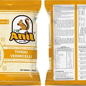 Anil Thinai Vermicelli 180g/6.349 oz (Pack of 5)