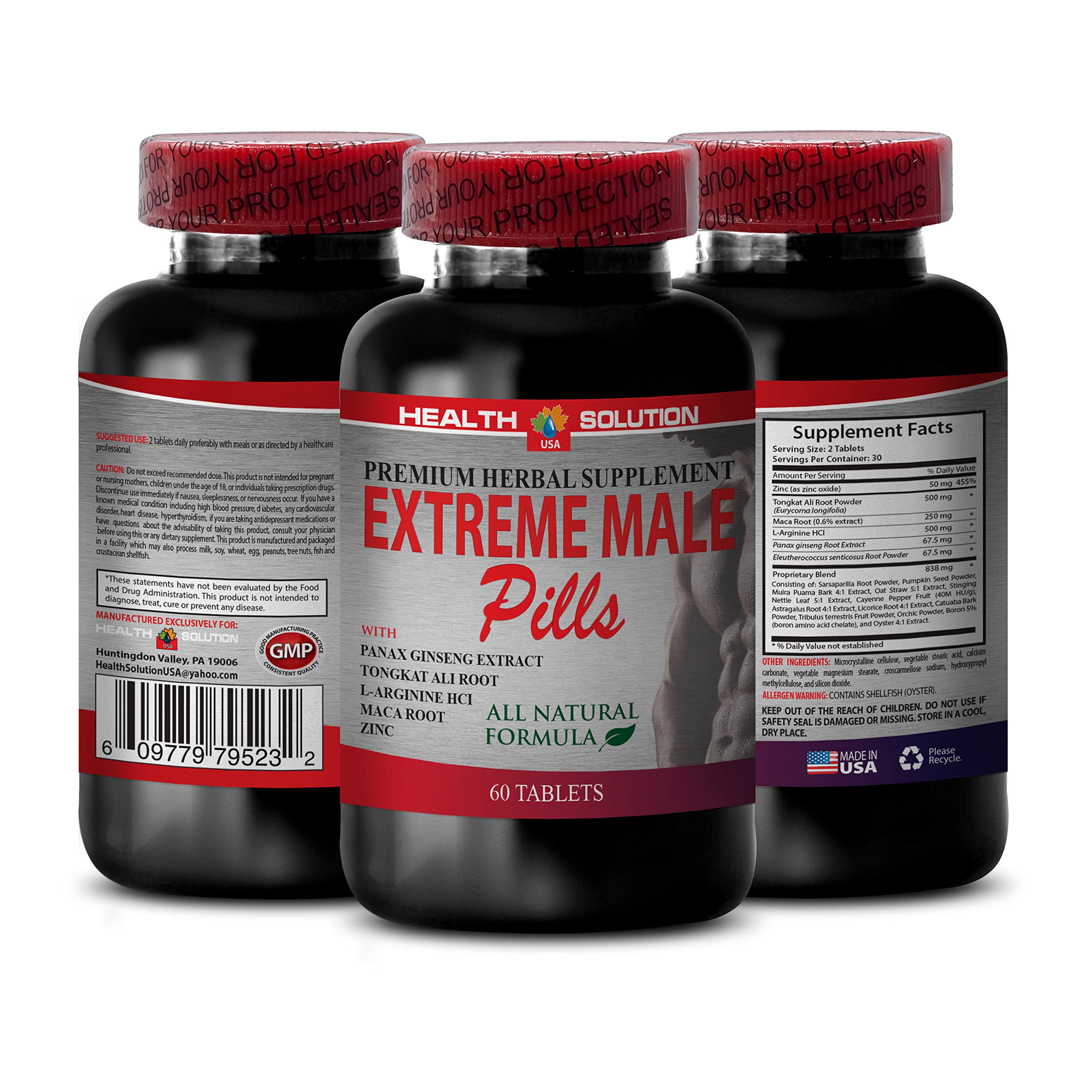 libido max for men - EXTREME MALE PILLS - tongkat ali root extract - tongkat ali for men - maca root capsules - Siberian Ginseng, Sarsaparilla, Pumpkin seed, Muira Puama, Nettle - 2 Bottles 120 Tab