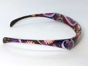 hinged headband fits like sunglasses providing lift and style without giving you a headache - by sqhair band (paisley), womens