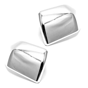 LJ INTERNATIONAL Quality Accessories Triple Chrome Plated Full Mirror Covers Compatible with Ford F150