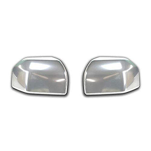 LJ INTERNATIONAL Quality Accessories Triple Chrome Plated Full Mirror Covers Compatible with Ford F150