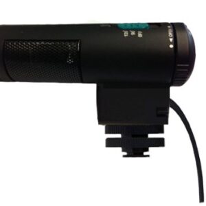 Stereo Shotgun Microphone with Windscreen for Nikon COOLPIX P1000