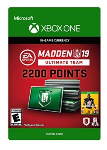 madden nfl 19: mut 2200 madden points pack - xbox one [digital code]