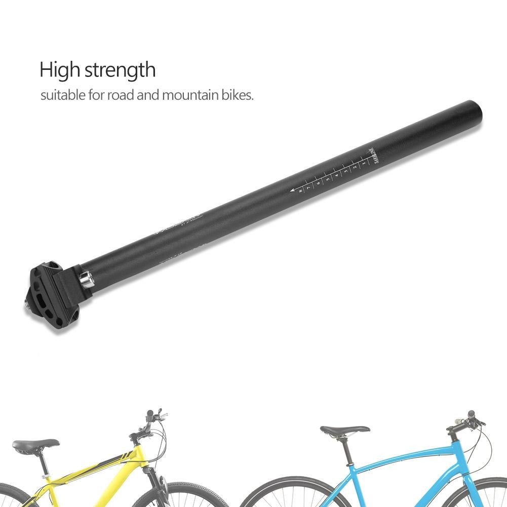 Vbestlife ycle Post 27.2/28.6/30.8/31.6 X 450Mm Aluminum Alloy MTB Road Mountain Bike Post (Black) (31.6 * 450Mm) Tija 31.6 450 450Mm++Post