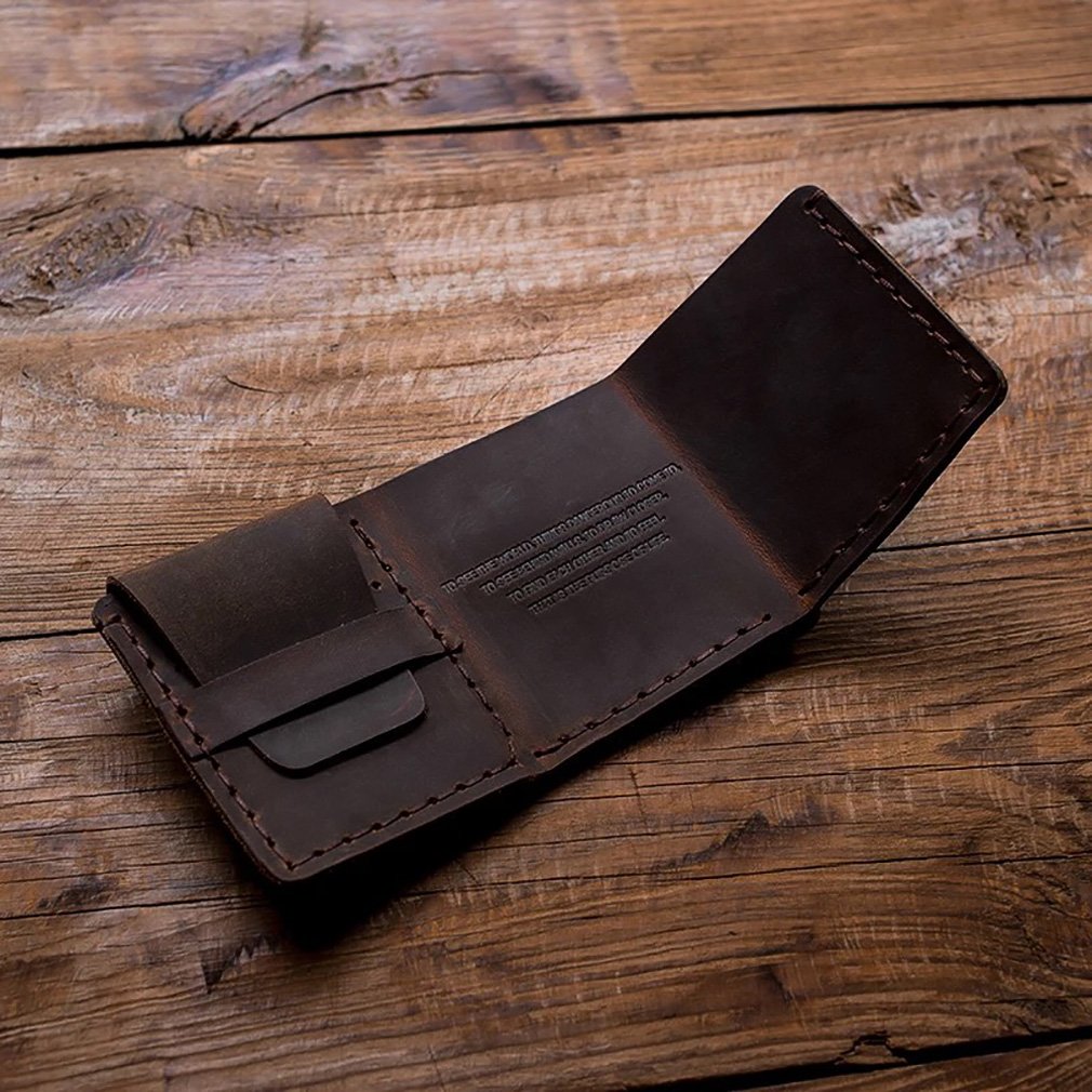 VIILOCK Pull-up Leather Wallet for The Secret Life of Walter Mitty Handmade Wallet