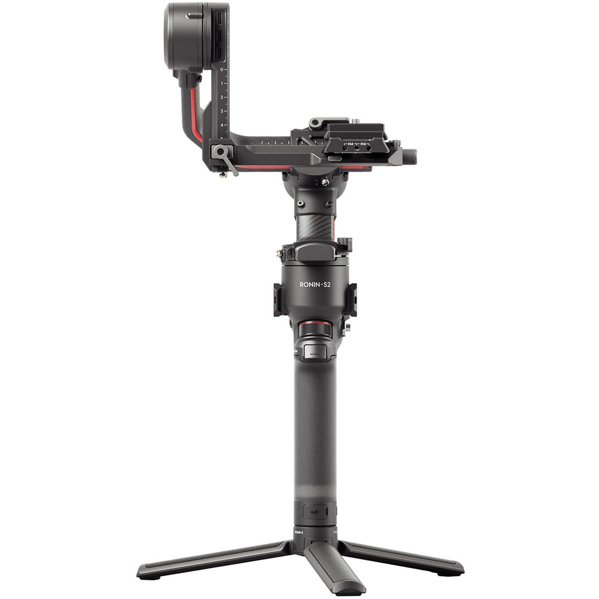 DJI RS 2-3-Axis Gimbal Stabilizer for DSLR and Mirrorless Camera, Nikon Sony Panasonic Canon Fujifilm, Ronin S, 4.5 kg Payload, Carbon Fiber, Touchscreen - Black