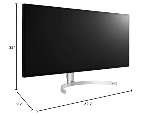 LG 34WK95U-W 34"UltraWide 5K Nano IPS LED Monitor with Built-In Speakers, 5120x2160