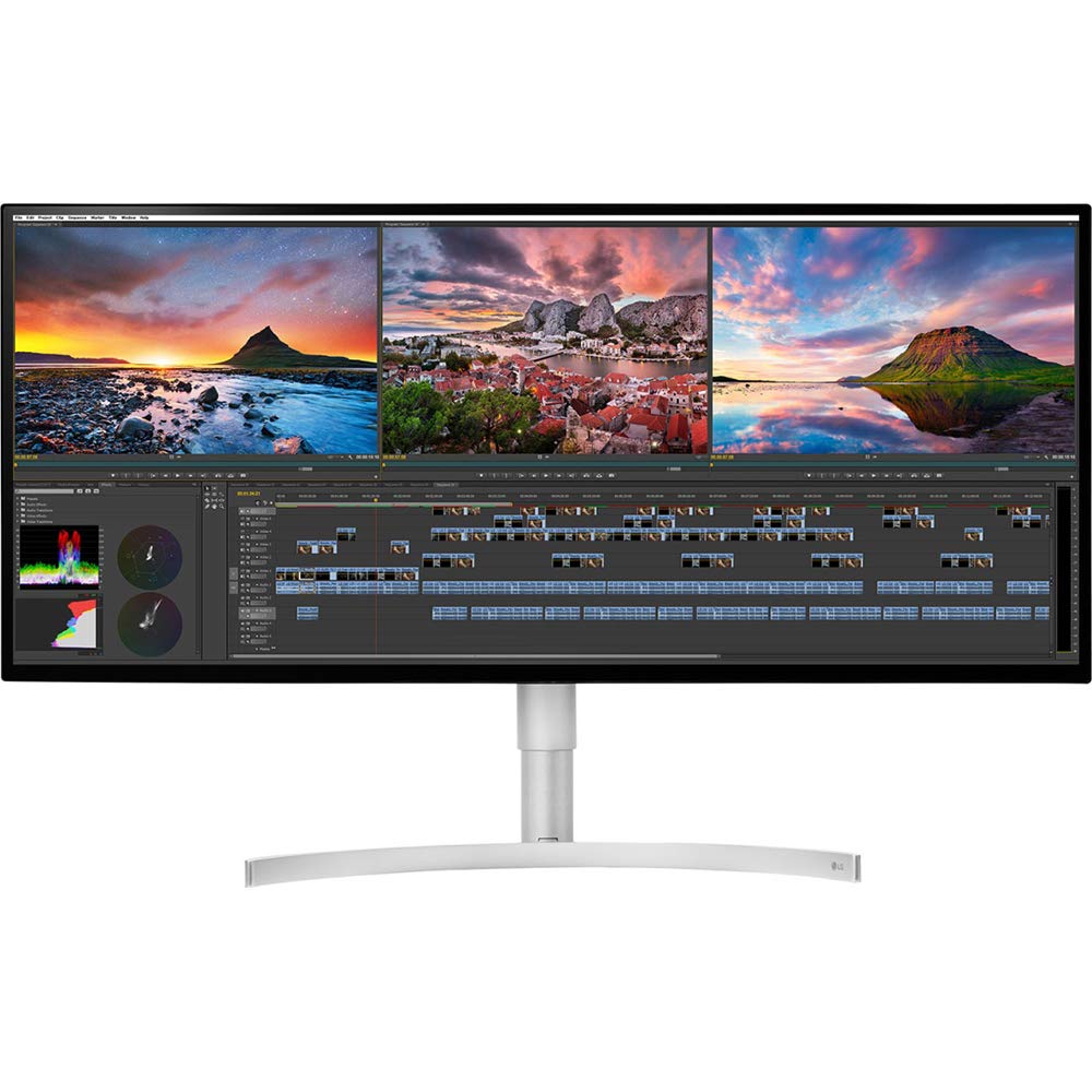 LG 34WK95U-W 34"UltraWide 5K Nano IPS LED Monitor with Built-In Speakers, 5120x2160