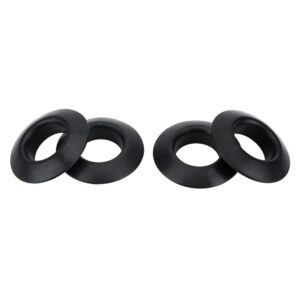 Dilwe 4Pcs Kayak Paddle Drip Ring, Practical Rubber Drip Rings for Kayak Canoe Rafting Paddles Shaft