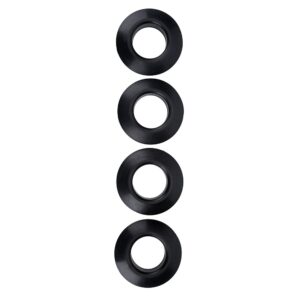 Dilwe 4Pcs Kayak Paddle Drip Ring, Practical Rubber Drip Rings for Kayak Canoe Rafting Paddles Shaft