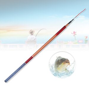 1 Pc Portable Telescopic Fishing Rod Glass Steel Hand Pole for Freshwater Fishing Casting Hard Fishing Gear(3.6M)