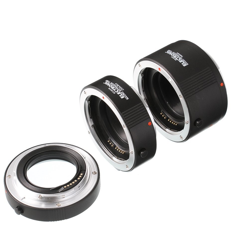 Fotga Macro AF Auto Focus Automatic Extension Tube Ring 13mm + 20mm + 36mm Set for Kenko Canon EF EF-S Lens