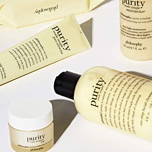 philosophy purity made simple hydra-bounce eye gel - with meadowfoam seed oil, shea butter & gingko extract – provides 24-hour hydration for a brighter, smoother eye area all day long - 0.5 fl oz.