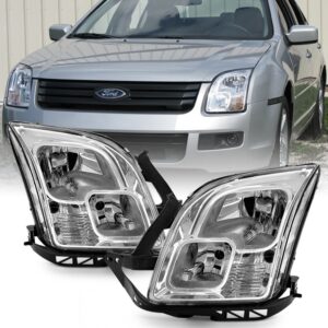 ACANII - For 2006 2007 2008 2009 Ford Fusion Headlights [Factory Style] Headlamps Replacement Driver + Passenger Side