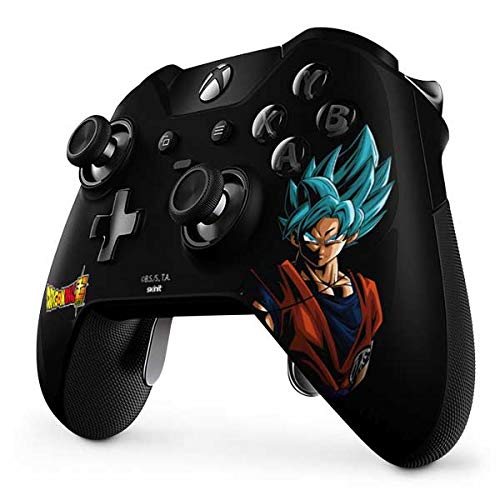 Skinit Decal Gaming Skin Compatible with Xbox One Elite Controller - Officially Licensed Dragon Ball Super Goku Dragon Ball Super Design