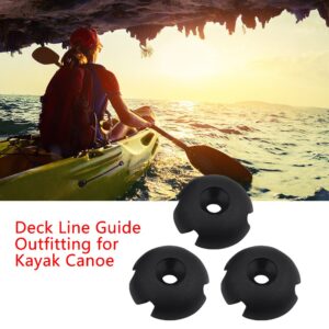 Deck Line, 10pcs Nylon Large Clover Deck Line Slotted Round Out Fitting for Kayak Canoe DIY