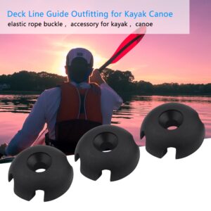 Deck Line, 10pcs Nylon Large Clover Deck Line Slotted Round Out Fitting for Kayak Canoe DIY