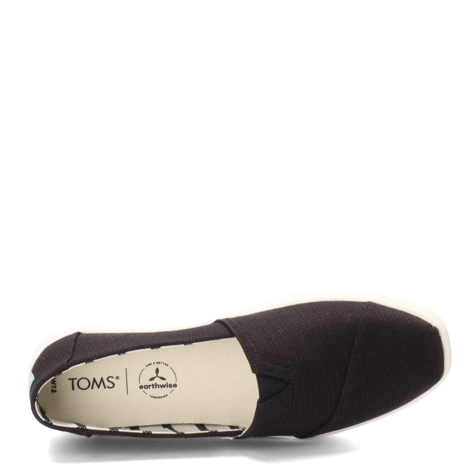 TOMS Women's Sneaker, Black, 8