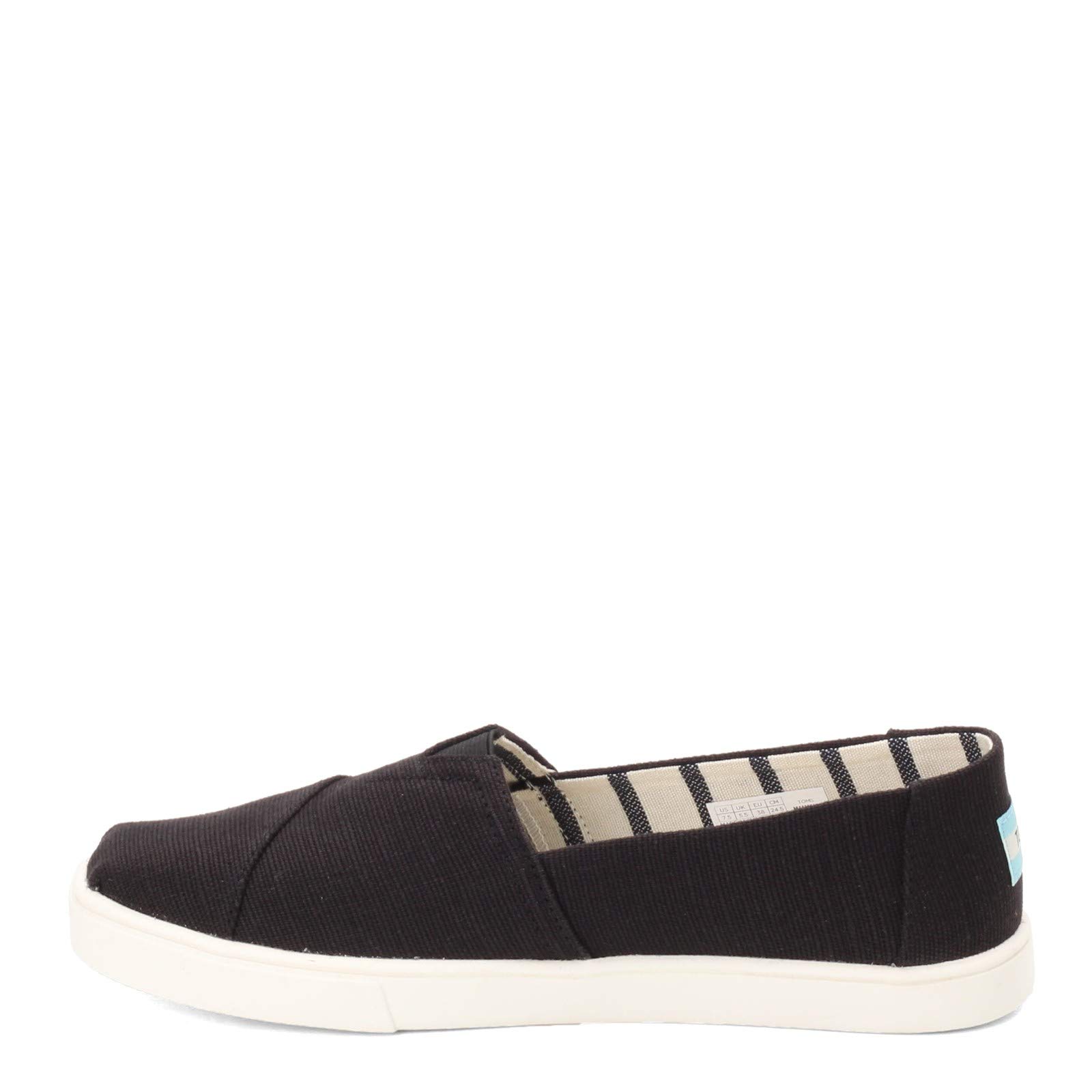 TOMS Women's Sneaker, Black, 8