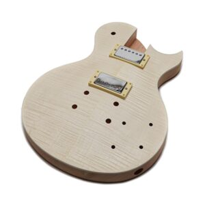 Solo LPK-10 DIY Guitar Kit With Flame Maple Top