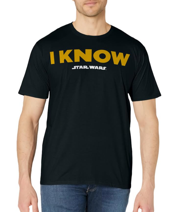 Star Wars Han Solo I Know Graphic T-Shirt T-Shirt