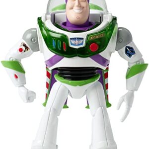 Disney Pixar Toy Story 4 Blast-Off Buzz Lightyear Figure, 7 in / 17.78 cm-Tall, with Lights, Phrases, Sounds and Pop-Out Wings, Gift for Kids 3 Years and Older [Amazon Exclusive]