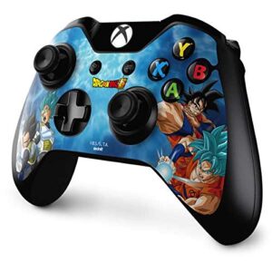 Skinit Decal Gaming Skin Compatible with Xbox One Controller - Officially Licensed Dragon Ball Super Goku Vegeta Super Ball Design