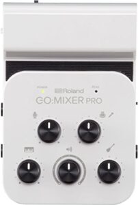 roland gomixerpro professional-quality audio mixer for smartphones